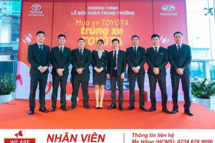 TOYOTA HUẾ TUYỂN DỤNG 2021