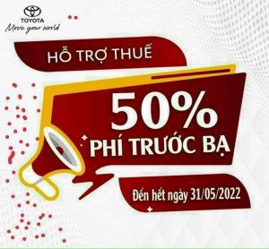 TOYOTA VIOS CHẠY ĐUA 50% LỆ PHÍ TRƯỚC BẠ