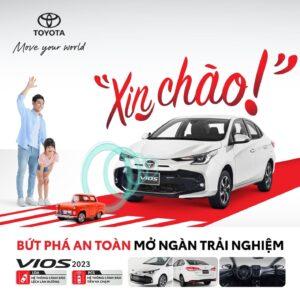 TOYOTA VIỆT NAM GIỚI THIỆU VIOS 2023 – BỨT PHÁ AN TOÀN MỞ NGÀN TRẢI NGHIỆM