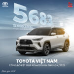 Toyota Việt Nam công bố doanh số bán hàng tháng 4/2025