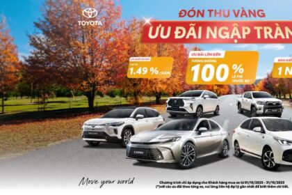 TOYOTA HUẾ TRIỂN KHAI CHƯƠNG TRÌNH ƯU ĐÃI THÁNG 10/2025