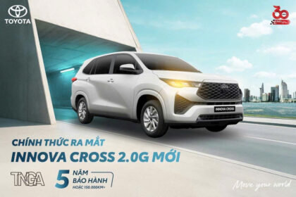 Toyota Việt Nam chính thức ra mắt Innova Cross 2.0G phiên bản hoàn toàn mới 2025
